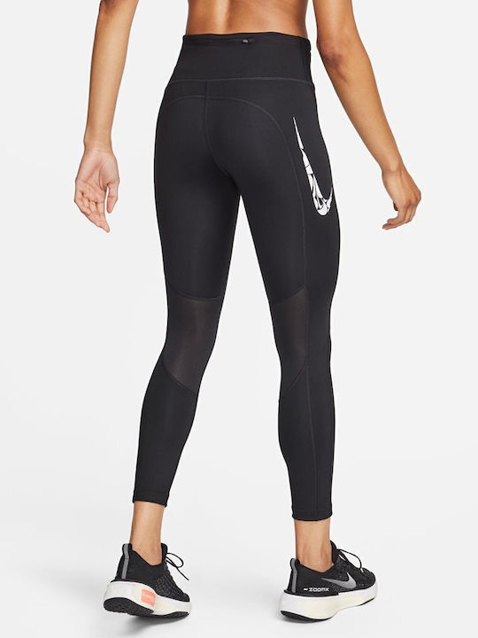 Nike Dri-Fit Swoosh Training Κολάν Μαύρο