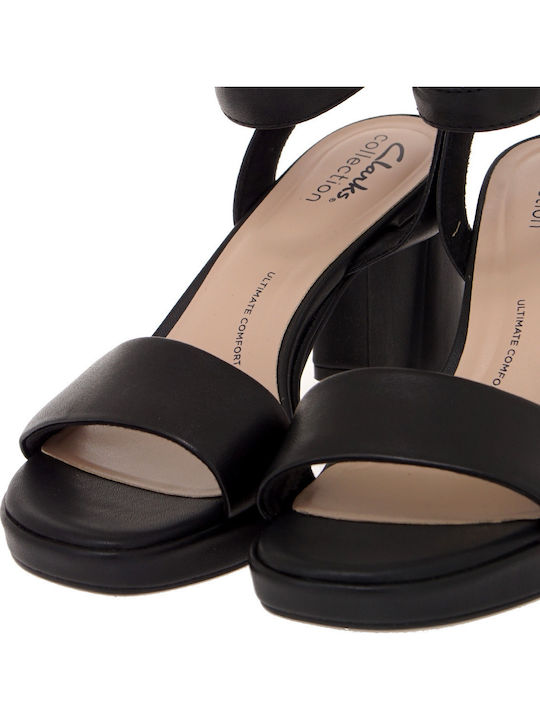 AmbyrLyn Leather Sandals Black