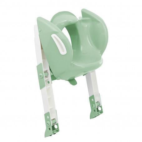 Thermobaby Toddler Toilet Seat Kiddyloo Green Celadon With Footrest And Handles