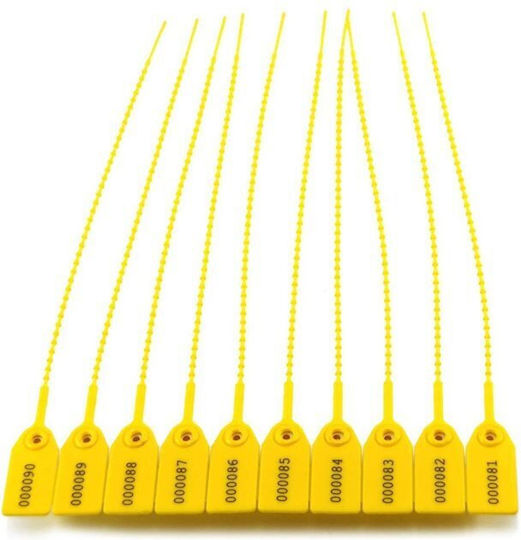 Printed Plastic Cable Ties in Yellow Color (50 pcs) (z791415)