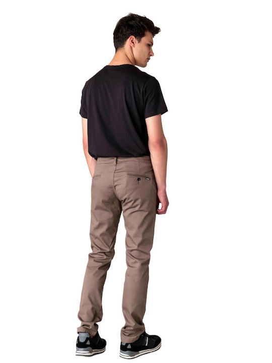 Cover Jeans Chilly Men's Trousers Elastic Brown