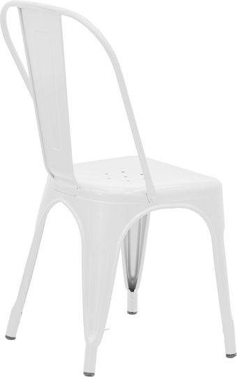 Outdoor Chair Metallic Utopia White 44x44x85cm