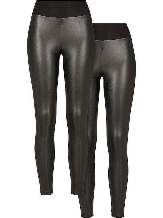 Täglich Frauen Leggings Hochgeschnitten Black
