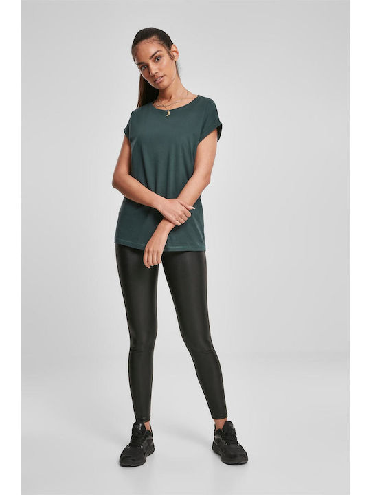Täglich Frauen Leggings Hochgeschnitten Black