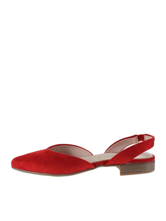 Ragazza Suede Women's Sandals Red