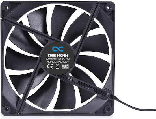 Alphacool 24853 Case Fans 140mm (2000rpm / 103.03cfm) Without LEDs Lighting and Connection 4-Pin PWM