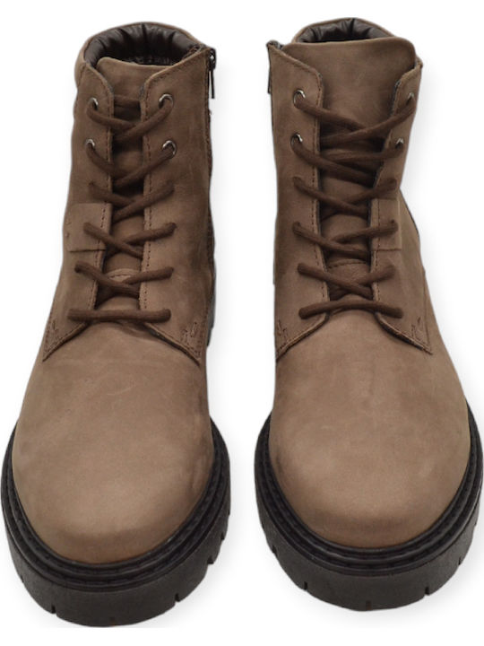Leather Men's Boots Brown Hawkins Men's Boots Model MH589H08 Brown