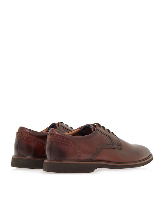 Malwood Men's Leather Casual Shoes Brown