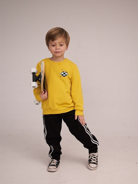 Two In A Castle Kinder Sweatpants Set - Jogginganzug yellow-black