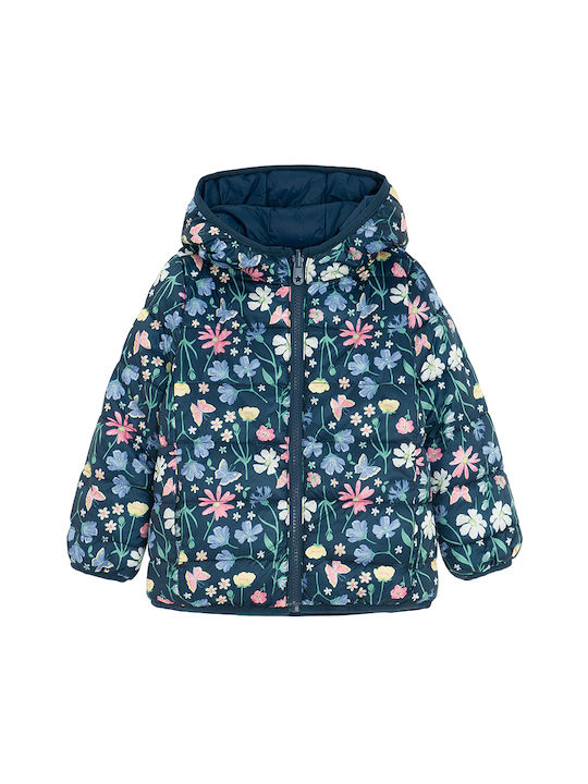 Cool Club Kids Quilted Jacket Double Sided with Hood Blue