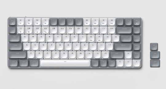 Satechi SM1 Slim Wireless Gaming Mechanical Keyboard with Custom Brown Switches and RGB Lighting English US Multicolour
