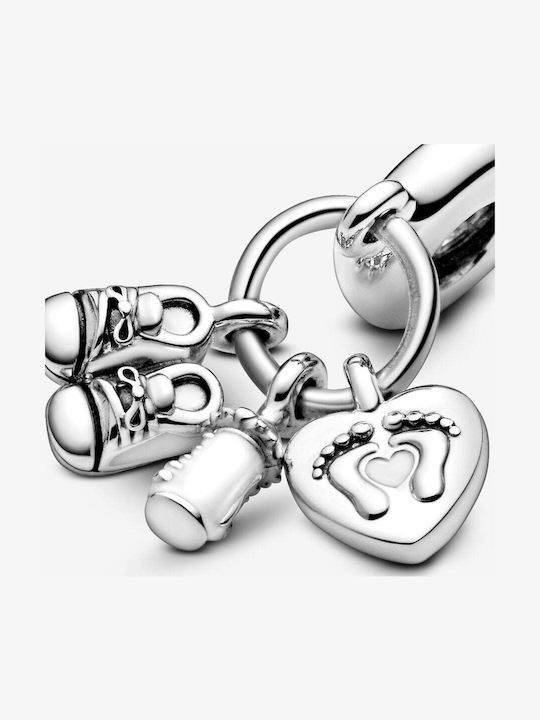 Pandora Charm Cu Pietre Din Argint Cu Zircon