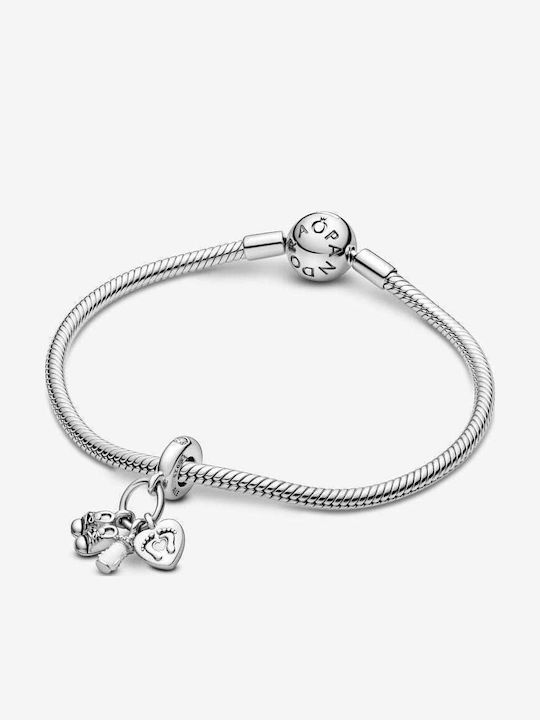 Pandora Charm Cu Pietre Din Argint Cu Zircon