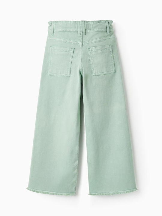 Zippy Pantaloni copii din denim Verde