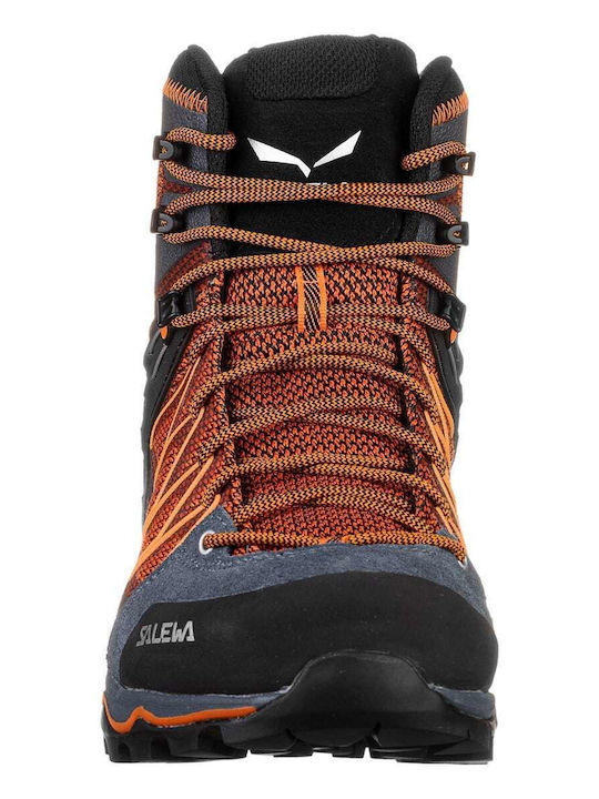 Salewa Mtn Trainer Lite Pantofi De Drumeție Pentru Bărbați Tip Botine Impermeabili Cu Membrana Gore-Tex Albaștri