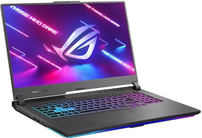 Asus ROG Strix G17 (2023) G713PU-HX045W 17.3" FHD 144Hz (Ryzen 9-7845HX/16GB/1TB SSD/GeForce RTX 4050/W11 Acasă) Gri eclipsă (Tastatură GR)