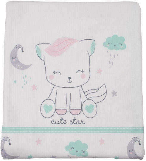 Kamtex Baby Прегръщаща Пелена Зелен 80x90см.
