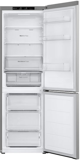 LG Ψυγειοκαταψύκτης 344lt Total NoFrost Υ186xΠ59.5xΒ67.5εκ. Inox GBV3100DPY