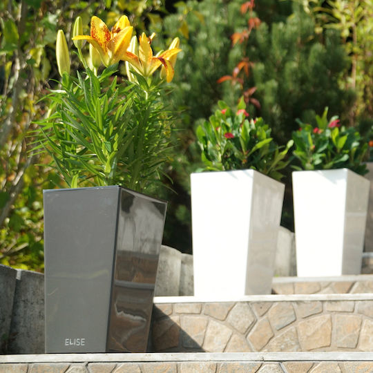 Hydrostab Planter White 30x30x58cm.