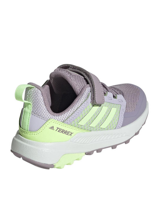 Kids Hiking Shoes Terrex Trailmaker with Velcro Purple