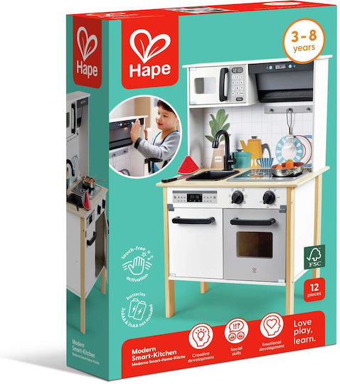 Hape Smart Kitchen Wooden for 3+ Years 12pcs