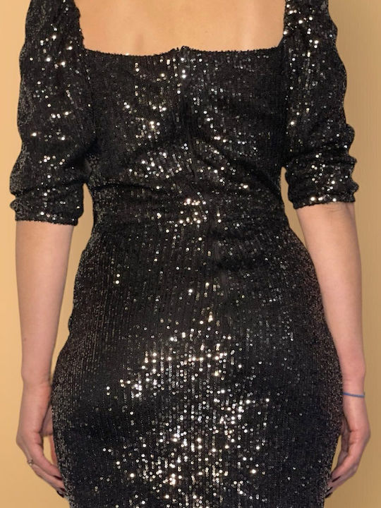 Mini Abendkleid Dark Grey