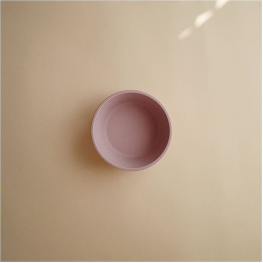 Mushie Baby Food Bowl Suction made of Silicone Purple