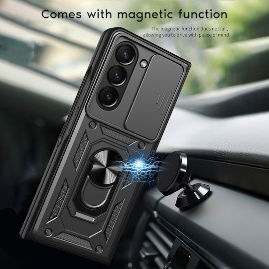 Sonique Galaxy Back Cover Silicone / Plastic Black (Samsung Galaxy Z Fold 4)