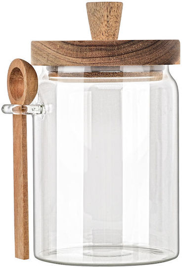 Estia ALLURE Vase Allgemeine Verwendung mit Deckel Glas Transparent 850ml Estia ALLURE Vase Allgemeine Verwendung mit Deckel Glas Transparent 850ml