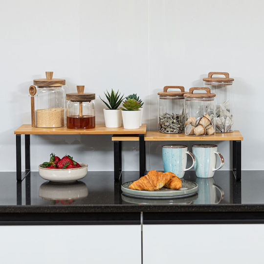 Estia Allure General Use Glass Transparent Jar with Lid 850ml