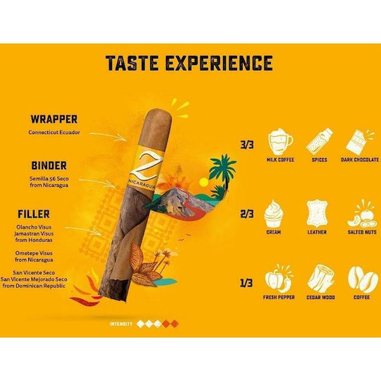 Davidoff Zino Robusto Cigars Nicaragua 4pcs 127mm