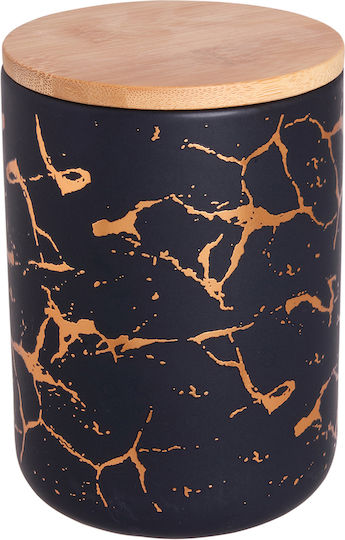 Etoile Vaza Uz General cu capac ermetic Ceramică Negru 1100ml Etoile Vaza Uz General cu capac ermetic Ceramică Negru 1100ml