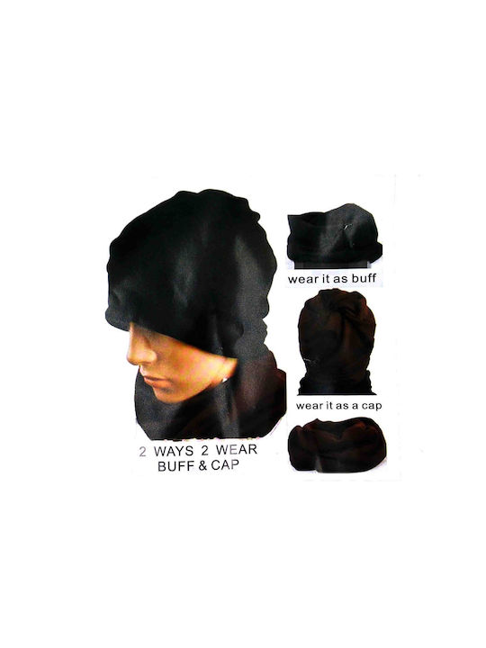 Unisex Stirnband Gestrickt in Schwarz Farbe