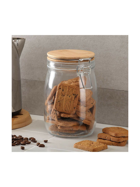 Versa Set 1pcs Jars General Use with Lid Glass 11cm