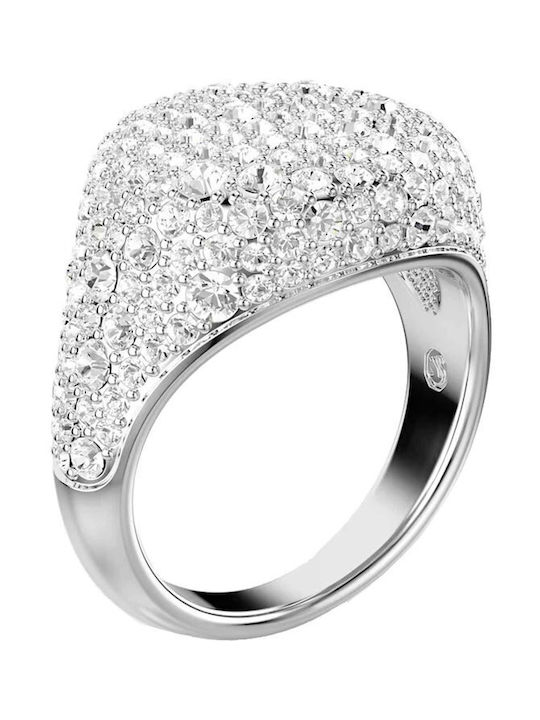Swarovski Cocktail Women's Ring with Stones Steel