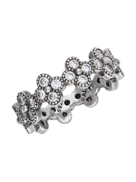 Pandora Damen Ring Vollring mit Zirkonia aus Silber