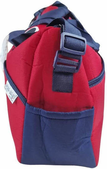 Shoulder/Hand Diaper Bag Red 38x32x14cm.
