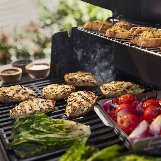 Weber Genesis Ψησταριά Υγραερίου Σχάρας 86x48εκ. με 4 Εστίες 15.2kW