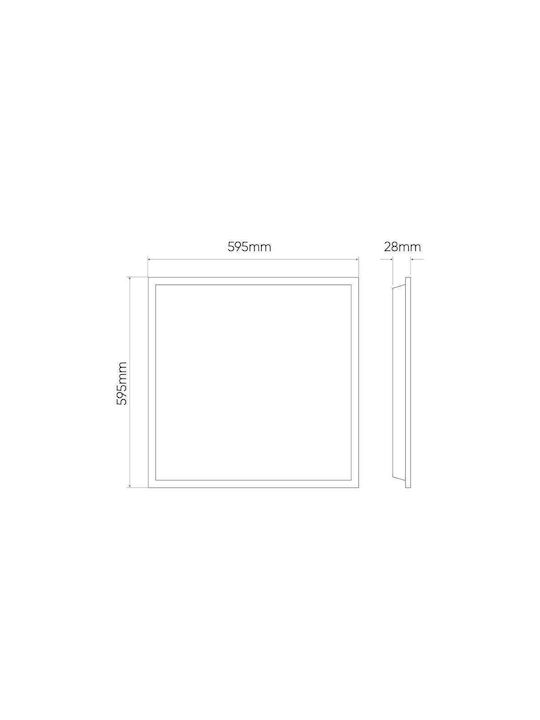 LED line LED Panel 40W with Natural White Light 4000K