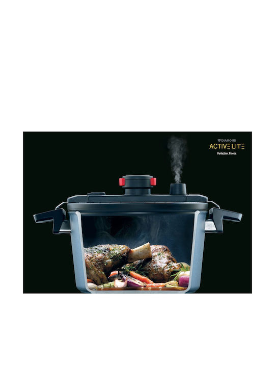 Woll Diamond Active Lite Βαθιά Κατσαρόλα από Χυτό Αλουμίνιο 4lt / 24cm