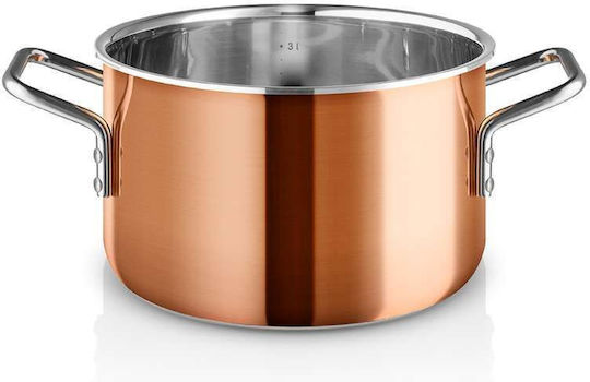 Eva Solo Copper Βαθιά Ανοξείδωτη Κατσαρόλα 3.9lt / 20cm