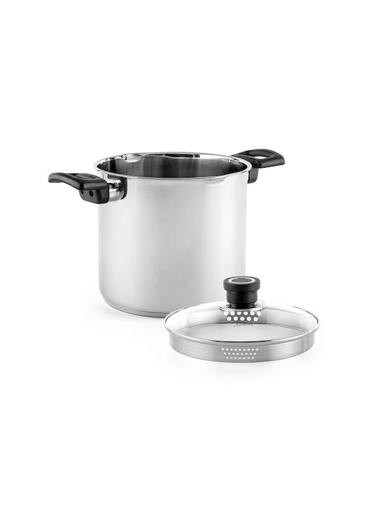 Luigi Ferrero Tiefer Edelstahl-Topf 5.6Es / 20cm