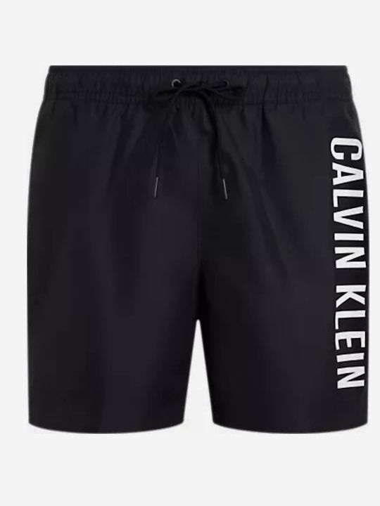 Calvin Klein Costum de Baie Bărbătesc Bermuda Black cu Modele