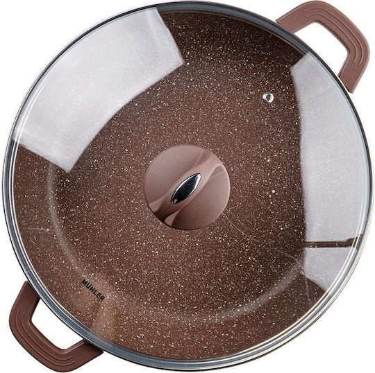 Muhler Die-Cast Shallow Pot made of Aluminum 4.3lt / 32cm