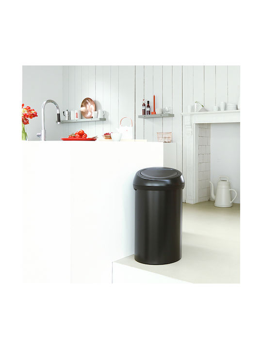 Brabantia Waste Bin Waste Metallic Black 60lt 1pcs