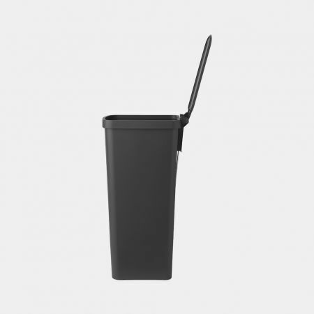 Brabantia Stepup Plastic Waste Bin with Pedal Dark Grey 40lt