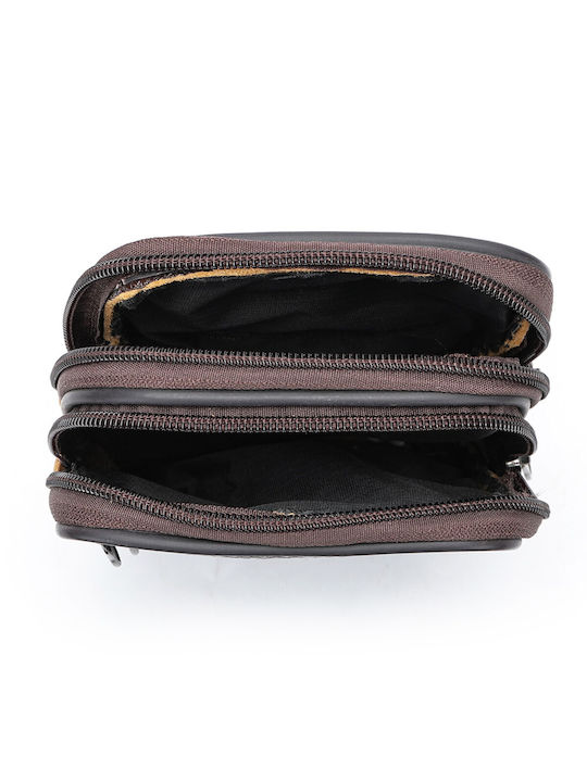 Magazin online pentru bărbați Piele Bum Bag pentru Curea Maro
