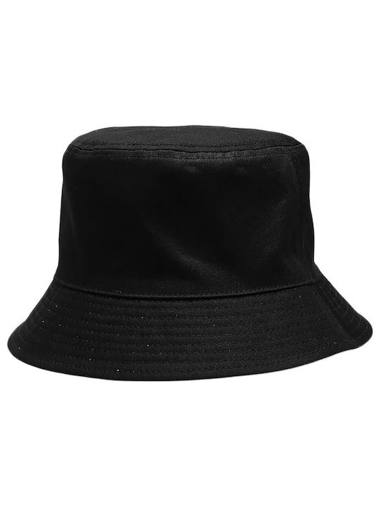 4F Παιδικό Καπέλο Bucket Υφασμάτινο Μαύρο