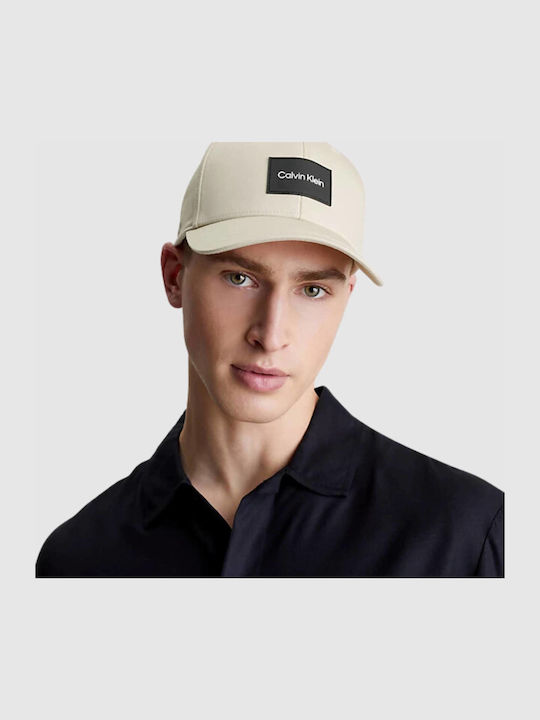 Calvin Klein Παιδικό Καπέλο Jockey Υφασμάτινο Μπεζ