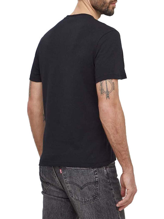 Calvin Klein Men's Short Sleeve Blouse BLACK